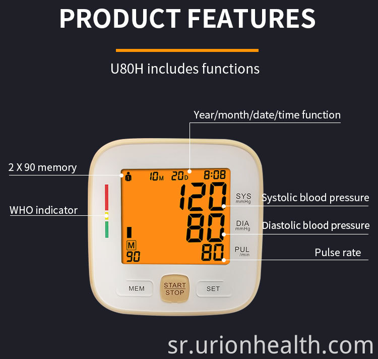 fully automatic blood pressure monitor